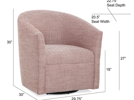 Lainey - Swivel Barrel Chair With 360 Degree Rotation