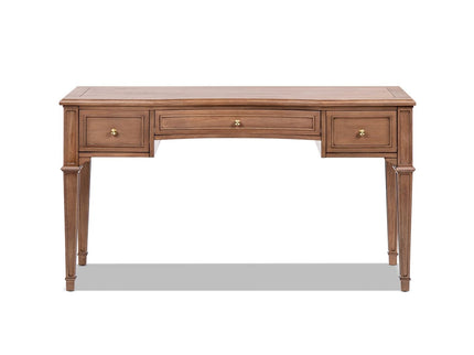 Dauphin - 3 Drawer Executive Desk - Brown