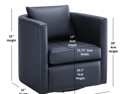 Sutton - Swivel Barrel Chair