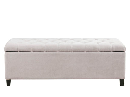 Elegant Design Tufted Top, Soft Close Storage Bench
