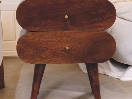 Bubble Nightstand - Brown