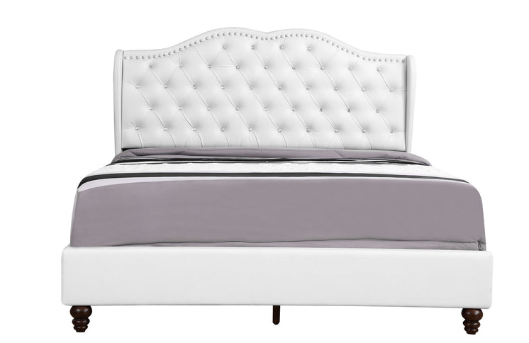 Upholstered Bed Transitional