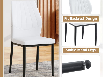 Dining Chairs With Shell Pattern, Comfort And Style