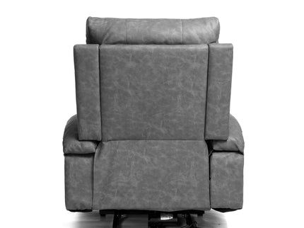 Large Size Electric Power Lift Recliner Chair Sofa With 8 Point Vibration Massage And Lumbar Heat