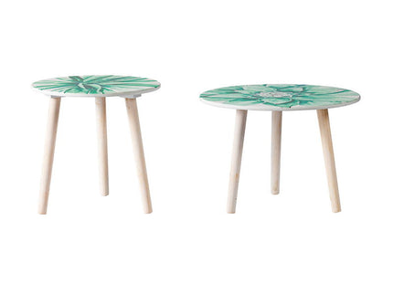 Nature-Inspired Side Tables (Set of 2)