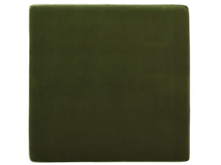 Knox - Square Storage Cocktail Ottoman - Olive Green