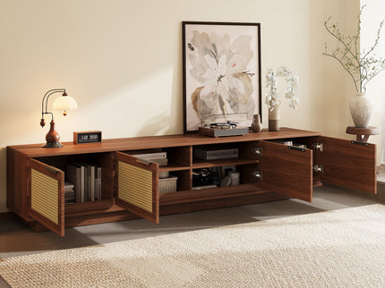 TV Stand, Media Console - Walnut