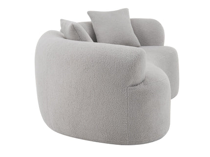 Modern Curved Loveseat