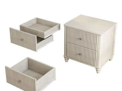 3 Piece Bedroom Set With Bed And 2 Nightstands