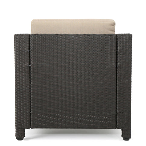 Stylish Outdoor Club Chair With Weather Resistant Cushions