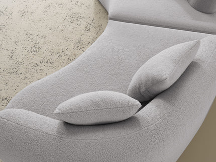 Curved 4 Seater Full Compression Sponge Sofa