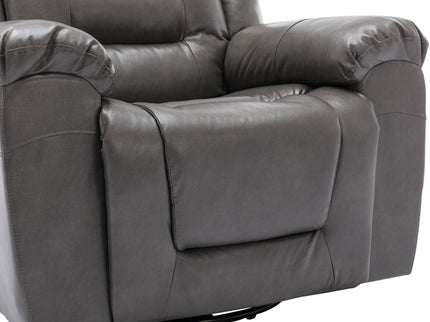 360° Swivel And Rocking Home Theater Recliner Manual Recliner Chair With Wide Armrest For Living Room