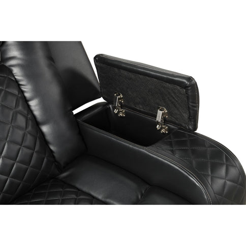 Benz - LED & Power Recliner With Adjustable Headrests And Ambient LED Lighting