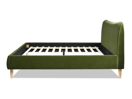 Roman - Curved Headboard Upholstered Platform Bed