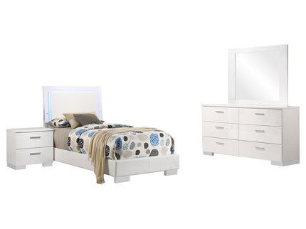 Dulcey - Bedroom Set & LED