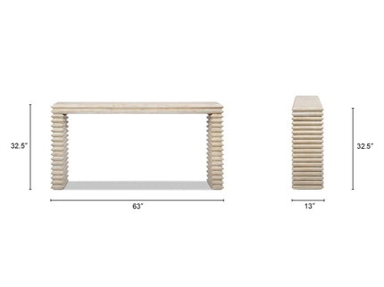 Veda - Geometric Waterfall Table