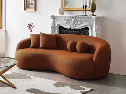 Drake - Japandi Style Curvy Boucle Sofa