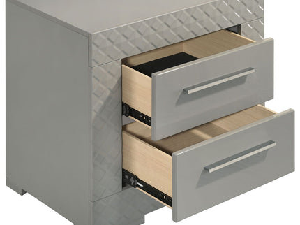 Pierce - 4 Piece Bedroom Set With LED Lighting