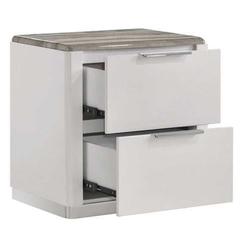 Jazz - 2 Drawer Nightstand - White