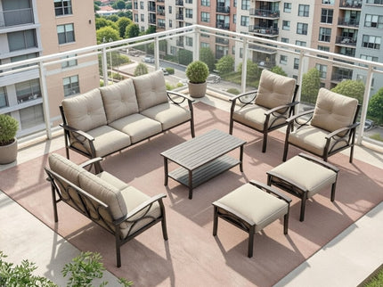Patio Furniture Set & Coffee Table For Backyard
