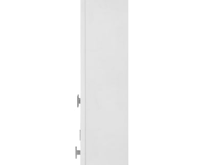 Bathroom Cabinet With 5 Adjustable Shelves, Soft Closing Hinges, Open Shelving Design - White