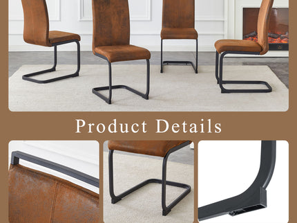 Dining Chairs With Ergonomic Backrest