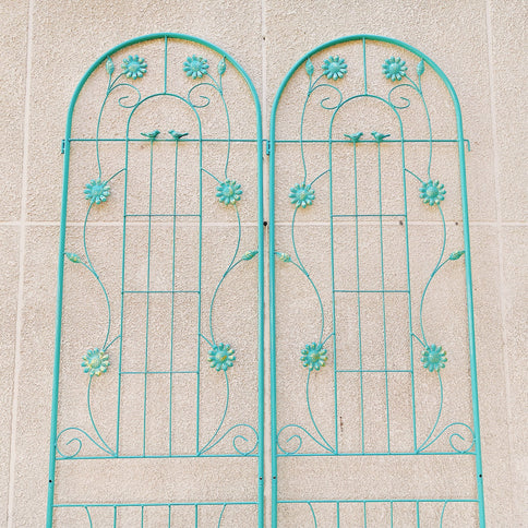 Metal Garden Trellis Rustproof Trellis For Climbing Plant Outdoor Flower Support