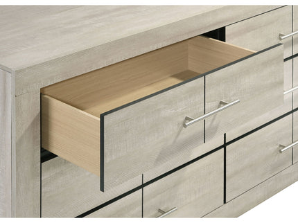 Strout - 6 Drawer Dresser - Cream