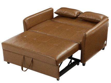 Convertible Sleeper Sofa Bed With 3 USB Ports