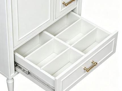 Modern Bathroom Vanity With Sink, Soft Close Doors, 3 Drawers