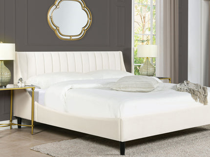 Aspen - Vertical Tufted Modern Headboard Platform Bed Set