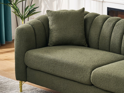 Tufted Oversized Sofa For Living Spaces