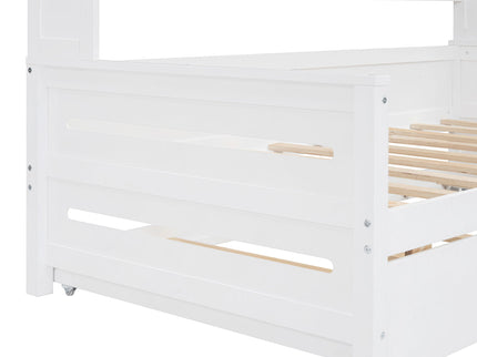 Daybed With All-In-One Cabinet And Shelf