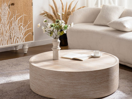 Round Coffee Table For Living Room - Amber