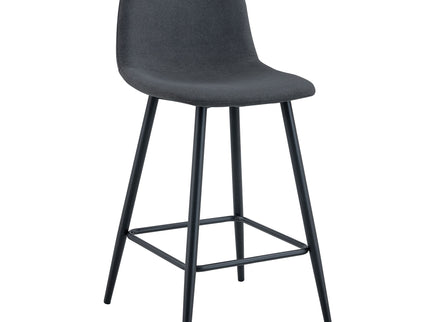 Modern Bar Chair Rounded Backrest (Set of 2)