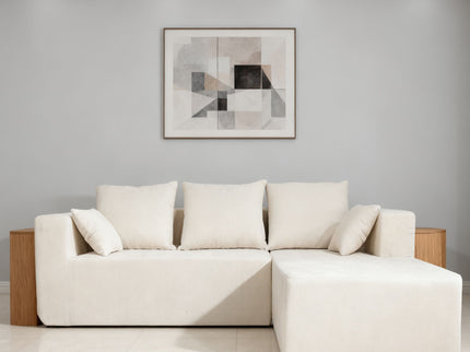 Modular Corner Sofa With Soft Fabric