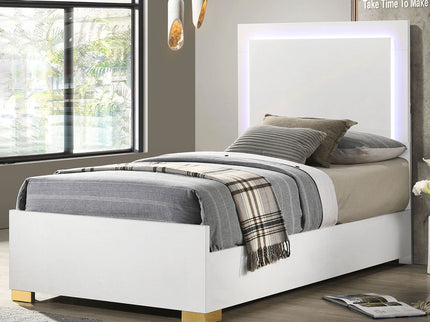 Jeremiah - LED Panel Bed With Touch Controlled Lighting