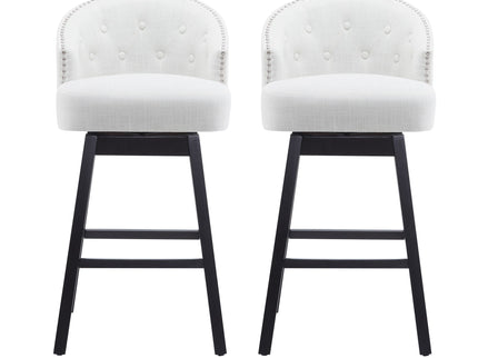 360 Degree Rotation Swivel Counter Stools (Set of 2)