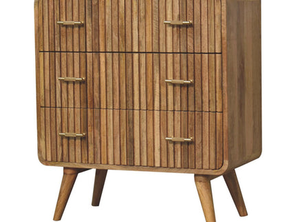 T Bar Ridged Chest - Brown