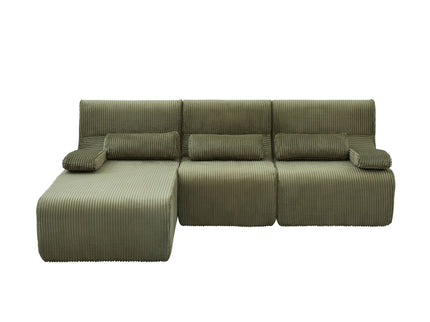 Oversized Sectional Sofa, Living Room Seating With Modular Design