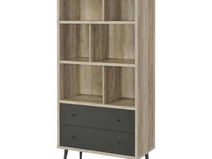 Minerva - 3 Shelf Bookcase With Drawers - Natural