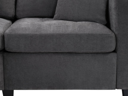 U Shaped Sectional Sofa, Corner Living Room Couch With Built In Cup Holders, Storage, USB Ports
