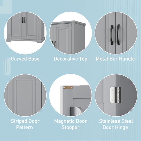 Bathroom Storage Cabinet With Drawer And Adjustable Shelf
