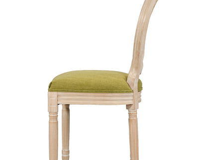 French Country Dining Chairs & Round Back (Set of 2)