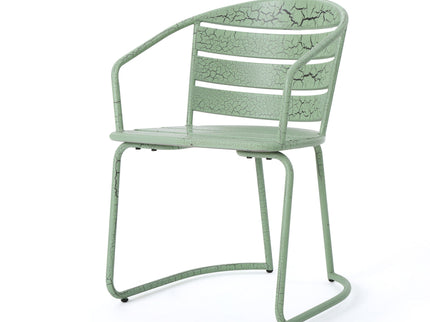 3 Piece Elegant Outdoor Bistro Set With 2 Chairs And Oval Table
