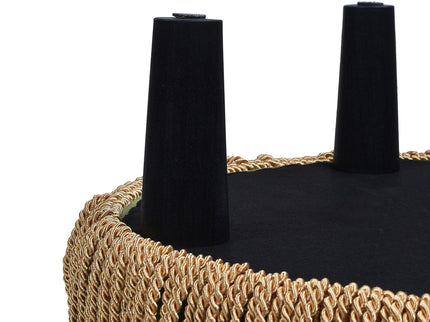 Yolanda - Round Upholstered Accent Ottoman