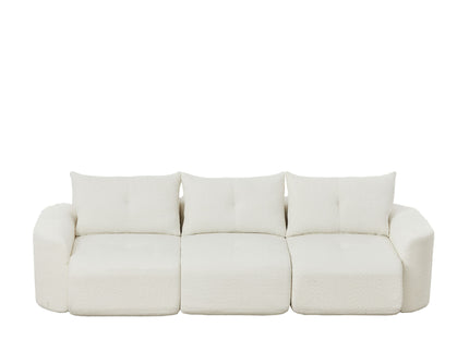 3 Seater With Thickened Armrests Sofa For Living Room