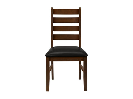 Dining Chair, Dining Room, Side, Upholstered, Transitional (Set of 2) - Brown