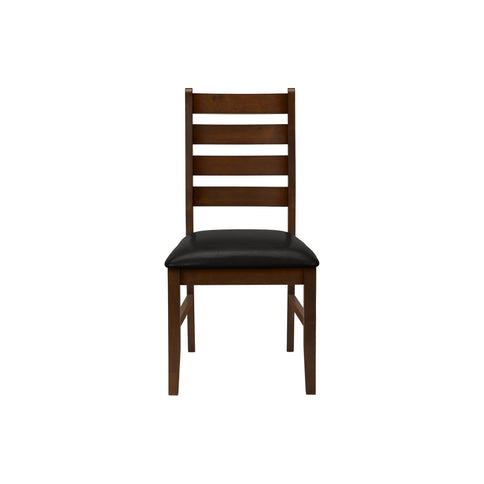 Dining Chair, Dining Room, Side, Upholstered, Transitional (Set of 2) - Brown