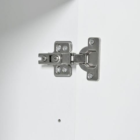 Modern Sideboard Buffet Cabinet With Handleless Press To Open Design With 4 Doors